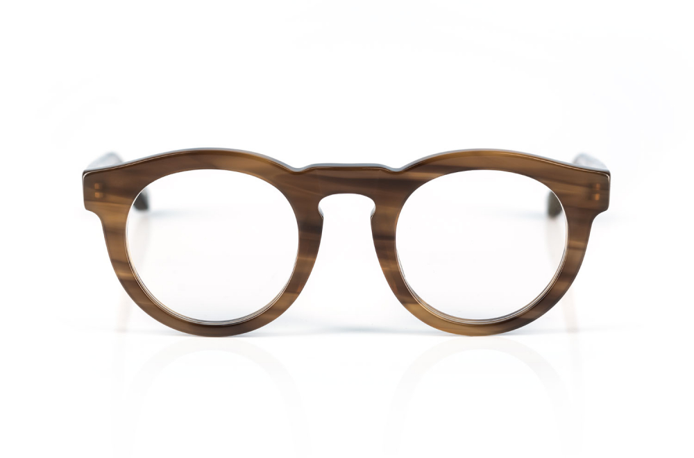 Hamburg Eyewear – Fritz – Braun – dickrandige Pantobrille aus Acetat in Hornoptik – KITSCHENBERG Brillen