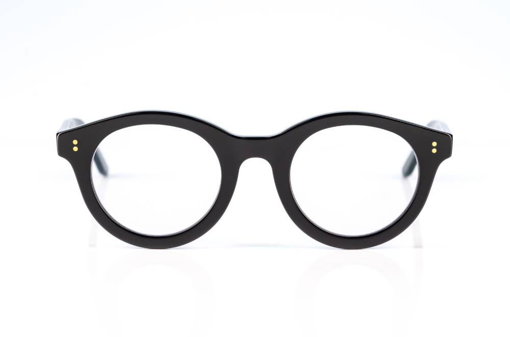 Mapleton – 1949 – C01 – schwarze Pantobrille aus dickem Acetat – made in Germany – KITSCHENBERG Brillen