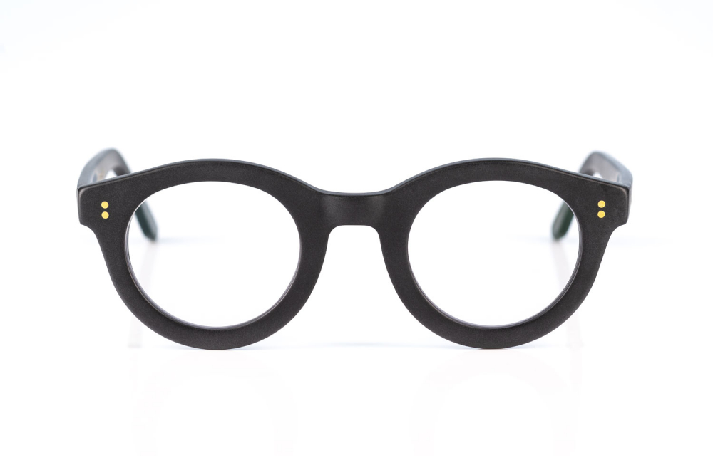 Mapleton – 1949 – C02 – Pantobrille matt schwarz – genietete Gelenke – made in Germany – KITSCHENBERG Brillen