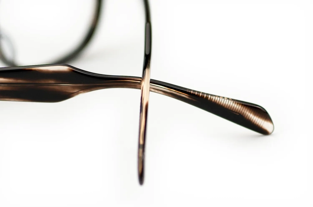 Brille von Bros Japan – Modell 002 – dunkelbraunes Acetatgestell – made in Japan - Kitschenberg